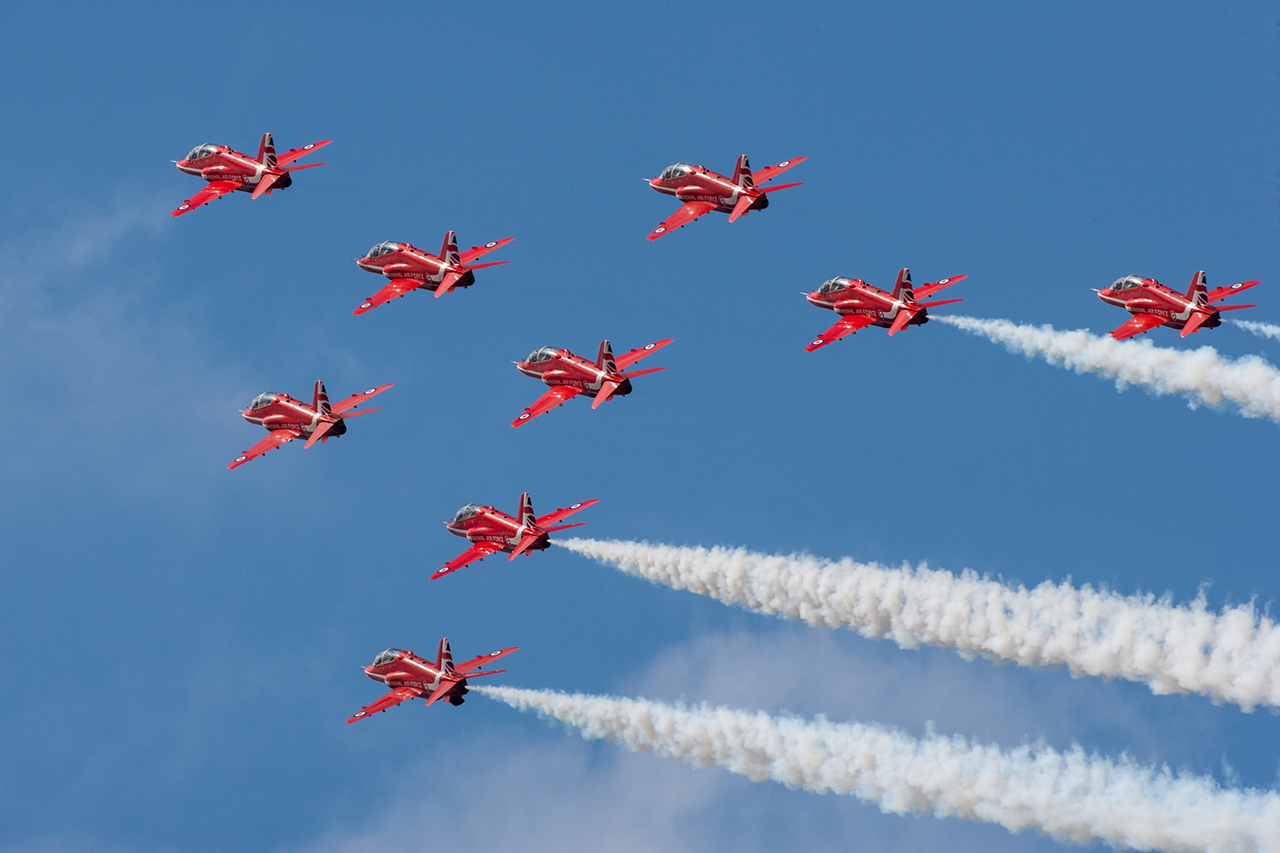 RAF RED ARROWS  -  © by Will Moore