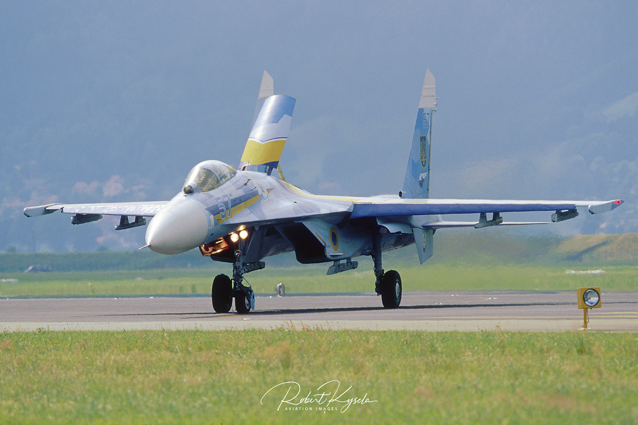 Sukhoi Su-27P1M (NATO Code: FLANKER B )  -  © by Robert Kysela