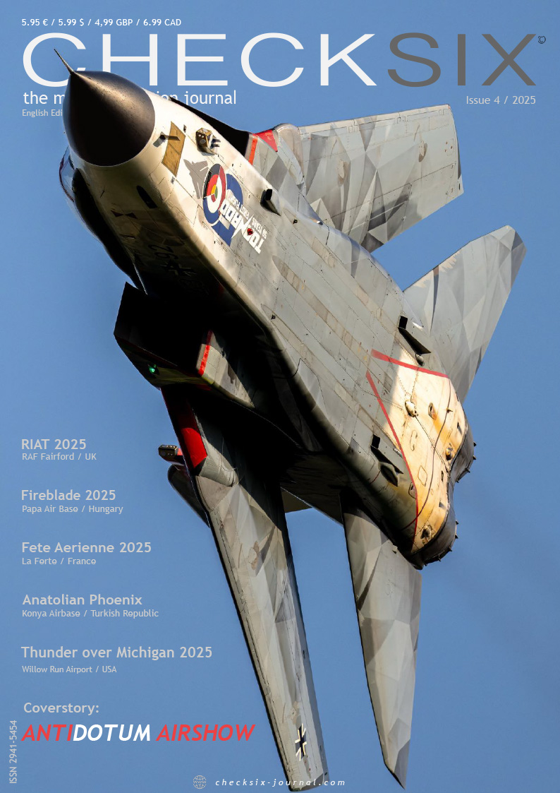 CHECKSIX - the military aviation journal / Frontpage: Issue 4/2025
