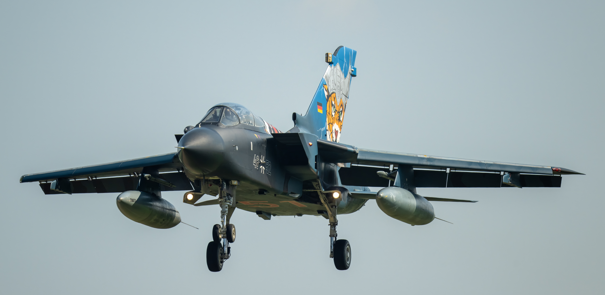 German Air Force Panavia Tornado IDS of Tactical Air Wing 51 “Immelmann” from Jagel approaching Zeltweg Air Base in Austria